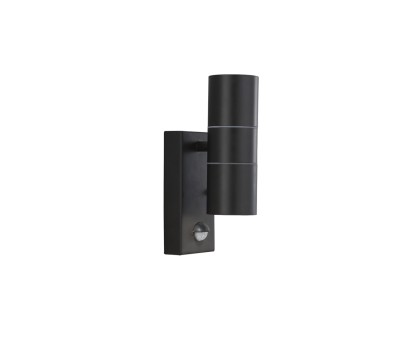 Фасаден аплик с датчик за движение Searchlight 7008-2BK Outdoor and Porch